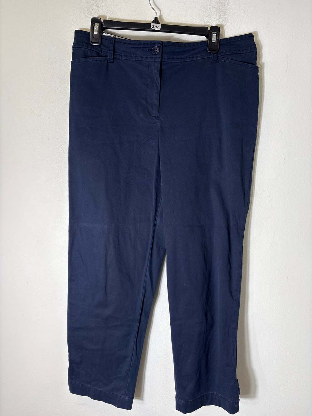 Talbots Navy Perfect Crop Pant Sz 10